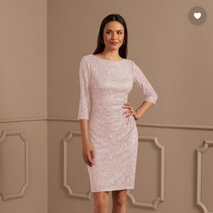 Mother of the Bride Lace Knee-Length Dress